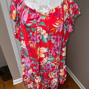 Floral Print Baby doll dress